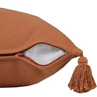 LR Home Sadie Solid Square Throw Pillow