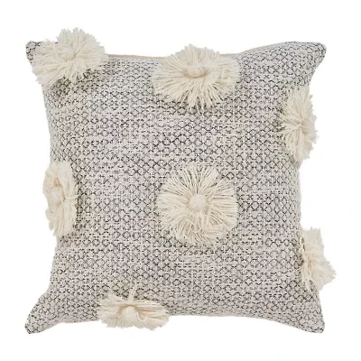 LR Home Wilson Floral Square Throw Pillow