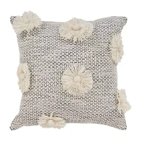 LR Home Wilson Floral Square Throw Pillow