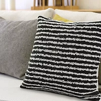 LR Home Sam Stripe Square Throw Pillow