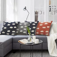 LR Home Zoya Modern Square Throw Pillow