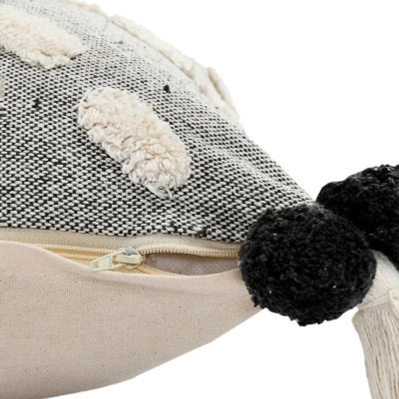 LR Home Zara Textured Square Throw Pillow