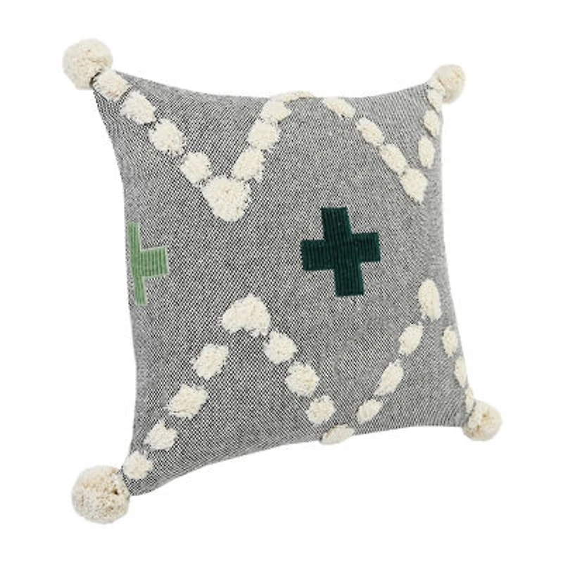LR Home Dan Geometric Square Throw Pillow
