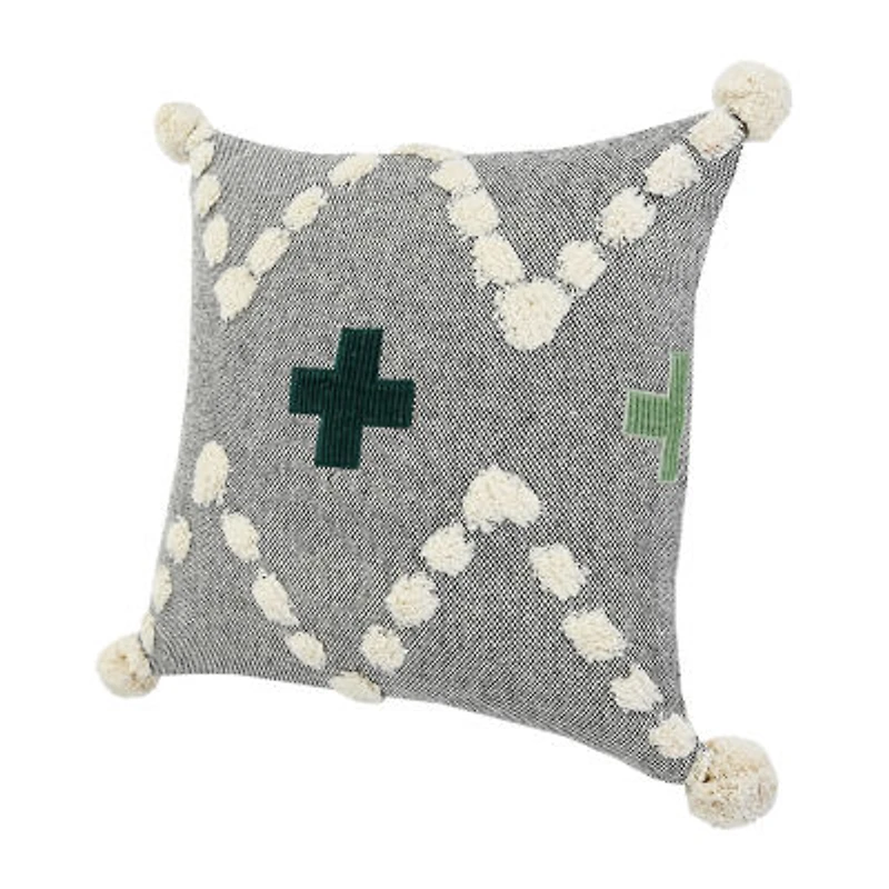 LR Home Dan Geometric Square Throw Pillow