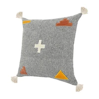 LR Home Sin Geometric Square Throw Pillow