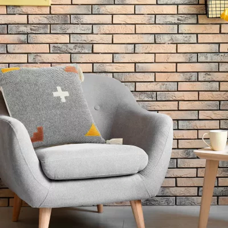 LR Home Sin Geometric Square Throw Pillow