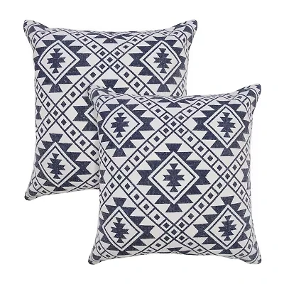 LR Home Sen Tribal Set Square Throw Pillow