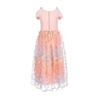 Speechless Big Kid Girls Short Sleeve Cold Shoulder Fit + Flare Dress