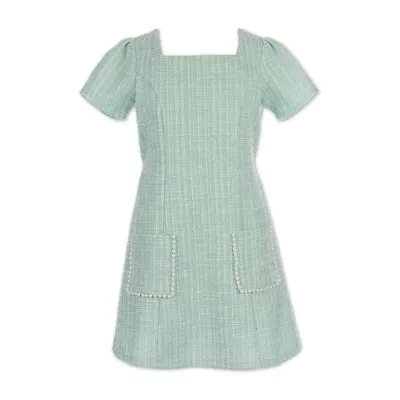 Speechless Little Girls Short Sleeve A-Line Dress