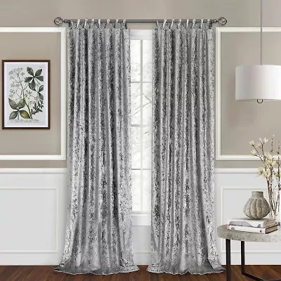 Achim Harper Tab Top Light-Filtering Single Curtain Panel
