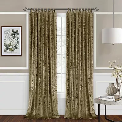 Achim Harper Tab Top Light-Filtering Single Curtain Panel