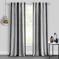 Achim Spectrum Rod Pocket Light-Filtering Single Curtain Panel