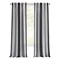 Achim Spectrum Rod Pocket Light-Filtering Single Curtain Panel