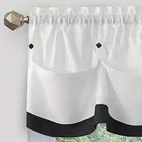 Achim Lana 3-pc. Rod Pocket Kitchen Curtains & Drapes Window Set