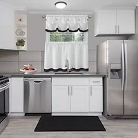 Achim Lana 3-pc. Rod Pocket Kitchen Curtains & Drapes Window Set