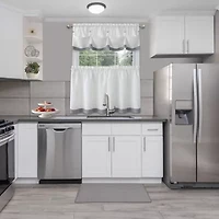 Achim Lana 3-pc. Rod Pocket Kitchen Curtains & Drapes Window Set