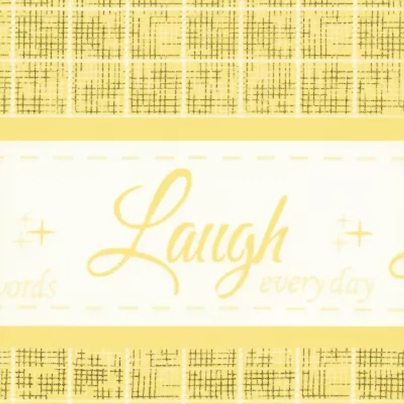 Achim Live; Love; Laugh 3-pc. Rod Pocket Kitchen Curtains & Drapes Window Set