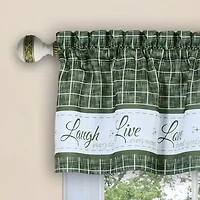 Achim Live; Love; Laugh Rod Pocket Federal & Truck Valance