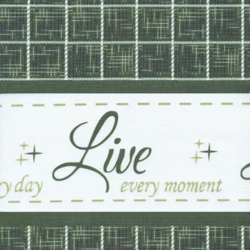 Achim Live; Love; Laugh Rod Pocket Federal & Truck Valance
