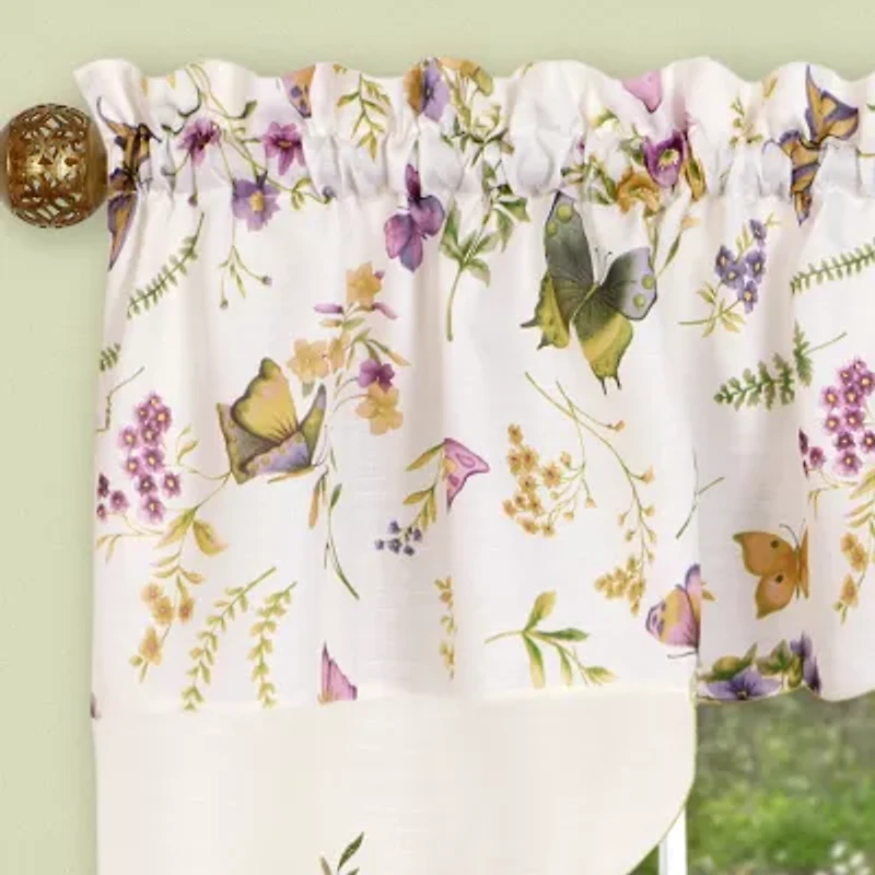 Achim Enchanted 3-pc. Rod Pocket Kitchen Curtains & Drapes Window Set