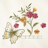 Achim Enchanted 3-pc. Rod Pocket Kitchen Curtains & Drapes Window Set