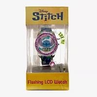 Disney Collection Lilo & Stitch Girls Blue Strap Watch Las4095jc