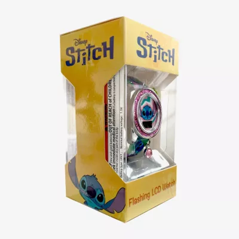 Disney Collection Lilo & Stitch Girls Blue Strap Watch Las4095jc