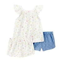 Carter's Toddler Girls Sleeveless 3-pc. Pajama Sets