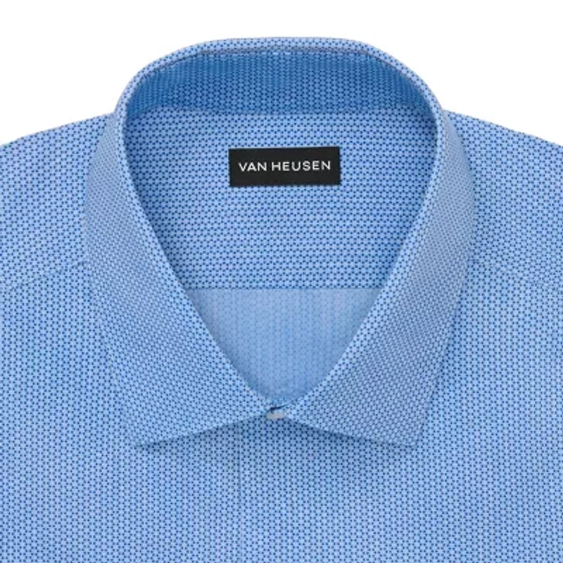 Van Heusen Ultra Wrinkle Free Mens Slim Fit Stretch Fabric Long Sleeve Dress Shirt
