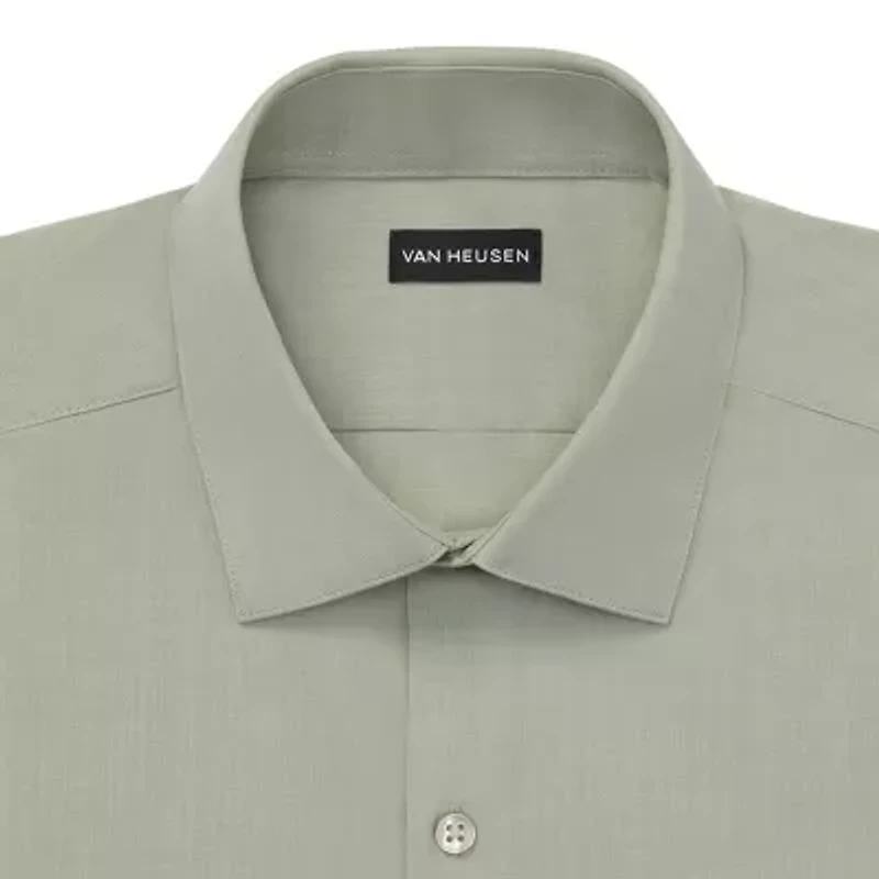 Van Heusen Comfort Performance Mens Big & Tall Classic Fit Stretch Fabric Wrinkle Free Long Sleeve Dress Shirt