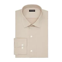 Van Heusen Comfort Performance Mens Regular Fit Stretch Fabric Wrinkle Free Long Sleeve Dress Shirt
