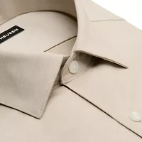 Van Heusen Comfort Performance Mens Regular Fit Stretch Fabric Wrinkle Free Long Sleeve Dress Shirt