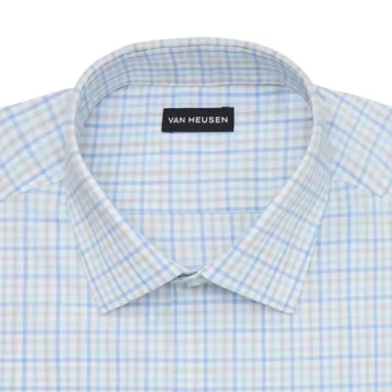 Van Heusen Comfort Performance Mens Big & Tall Classic Fit Stretch Fabric Wrinkle Free Long Sleeve Dress Shirt
