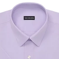 Van Heusen Short Sleeve Poplin Mens Big & Tall Classic Fit Wrinkle Free Short Sleeve Plaid Dress Shirt