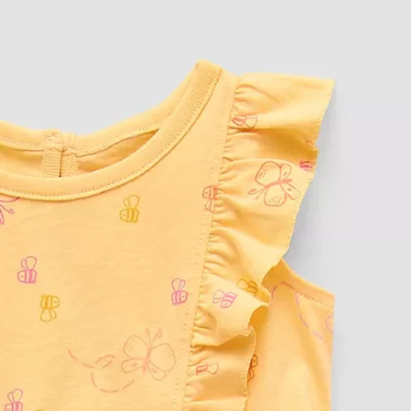 Okie Dokie Baby Girls Sleeveless Romper