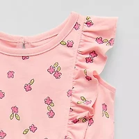 Okie Dokie Baby Girls Sleeveless Romper