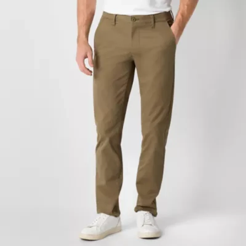 mutual weave Standard Chino Mens Relaxed Fit Flat Front Pant
