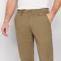 mutual weave Standard Chino Mens Relaxed Fit Flat Front Pant