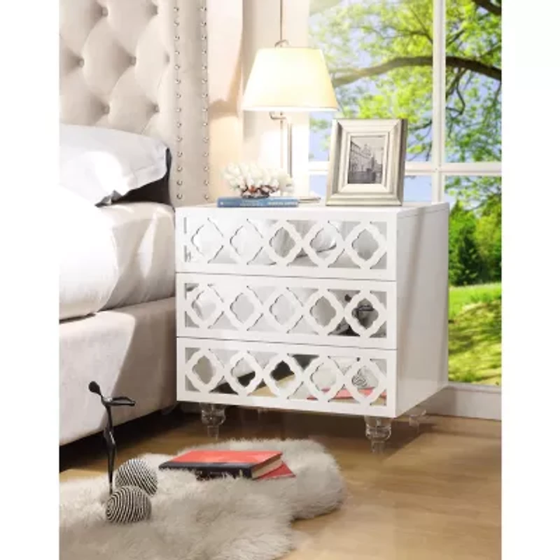 Francesca 3-Drawer Nightstand