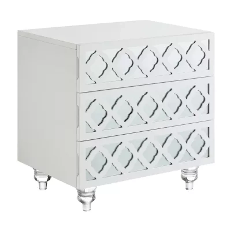 Francesca 3-Drawer Nightstand