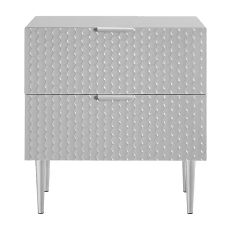 Zeynep 2-Drawer Nightstand
