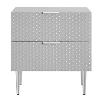 Zeynep 2-Drawer Nightstand