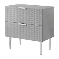 Zeynep 2-Drawer Nightstand