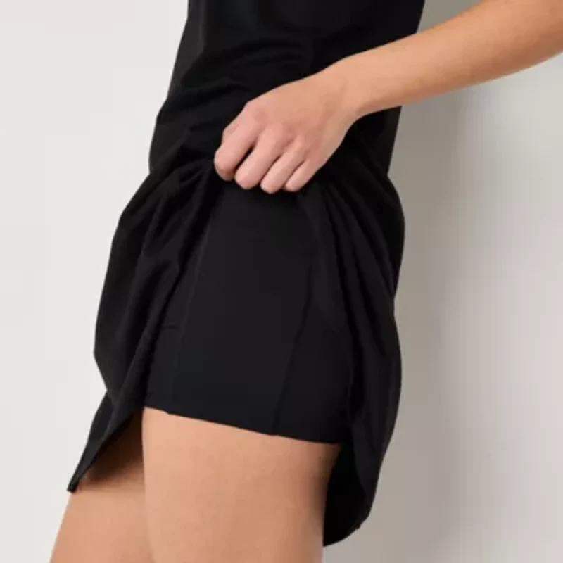 Xersion EverRestore Womens Sleeveless Midi Active Tennis Dress
