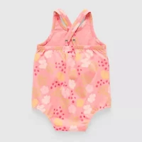 Okie Dokie Baby Girls Sleeveless Gingham Romper