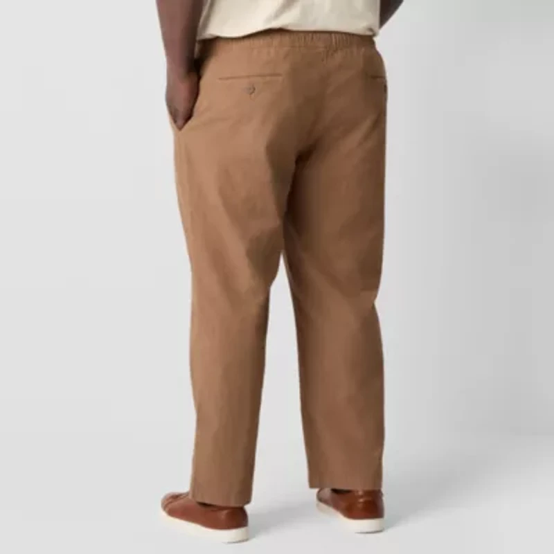 mutual weave Mens Relaxed Fit Big and Tall Drawstring Pant