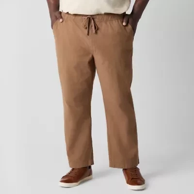 mutual weave Mens Relaxed Fit Big and Tall Drawstring Pant