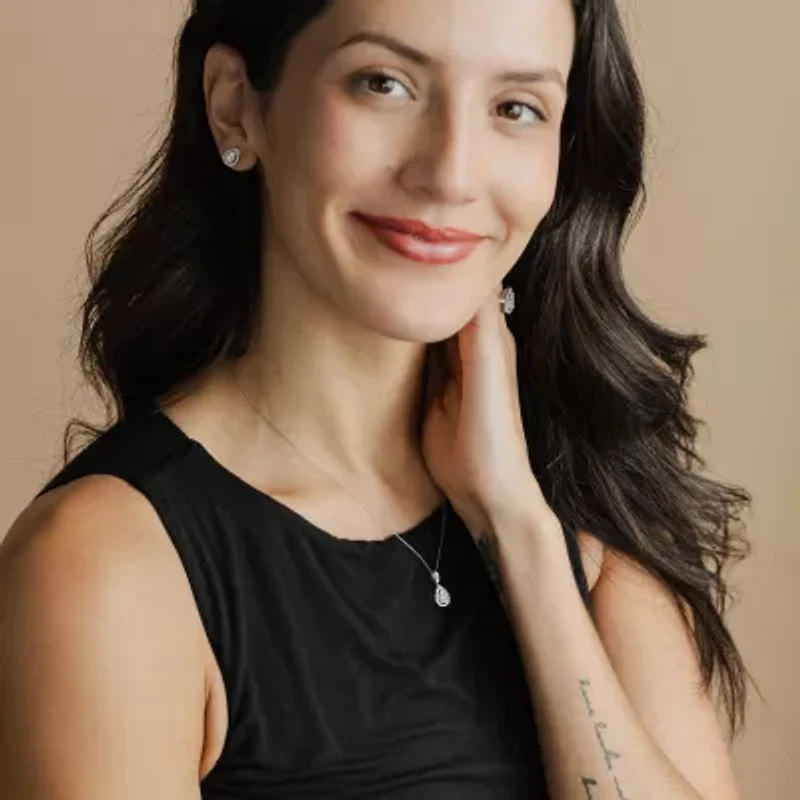 (G, Si2) Womens 1/4 CT. T.W. Lab Grown White Diamond 10K Gold 18 Inch Pendant Necklace