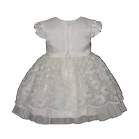 Bonnie Jean Toddler Girls Short Sleeve Cap A-Line Dress