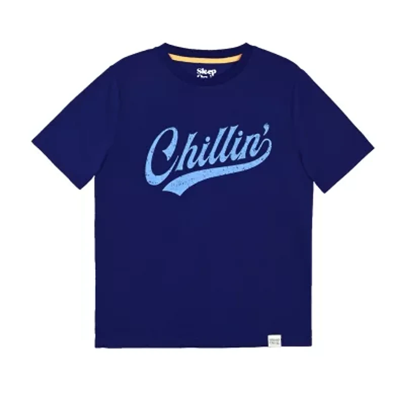 Sleep On It Little & Big Kid Boys Crew Neck Short Sleeve 2-pc. Pajama Sets